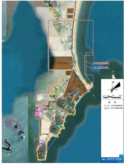 本次规划范围为古雷石化基地港口路以南区域,规划面积约 50