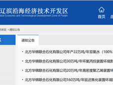 北方华锦联合石化30万吨/年PO、20万吨/年HDPE环评公示