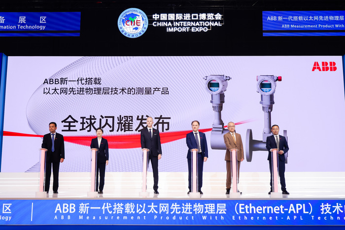 ABB发布新一代搭载以太网先进物理层技术的测量产品