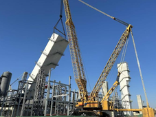 中国化学天辰公司总承包的华锦空分EPC项目三套冷箱吊装圆满完成