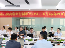 浙石化高端新材料项目40万吨/年POE装置工程设计开工会召开
