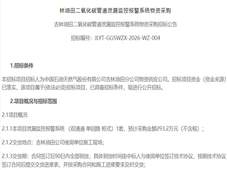 林油田二氧化碳管道泄漏监控报警系统物资采购