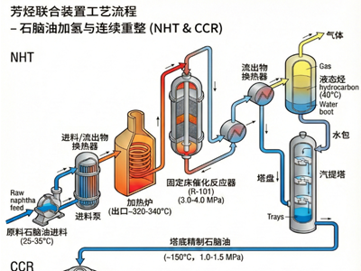 芳烃联合装置三维工艺全解析 三大核心单元实现 BTX 高效转化