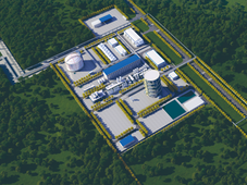 中国化学工程天辰公司总承包的内蒙古恒坤LNG项目完成储罐基础顶板浇筑