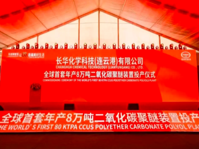 全球首套8万吨CCUS聚醚项目正式投产！