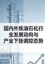 《国内外炼油石化行业发展动向与产业下挫调控态势》序言 目录