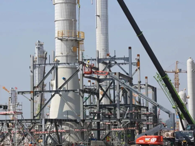 中海壳牌惠州三期乙烯项目进入钢结构预制安装阶段