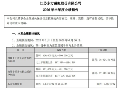 荣盛、盛虹、恒力、恒逸谁最赚钱？四大民营炼化巨头发布2026年半年度业绩