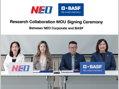 巴斯夫与 NEO Corporate 达成战略合作，共同推动个人护理领域创新