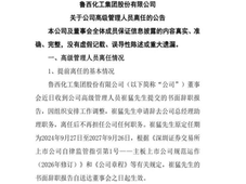鲁西化工、中盐化工、甘肃能化最新人事动向一览