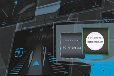 Socionext推出新款智能控制器 可实现高分辨率宽屏汽车显示器