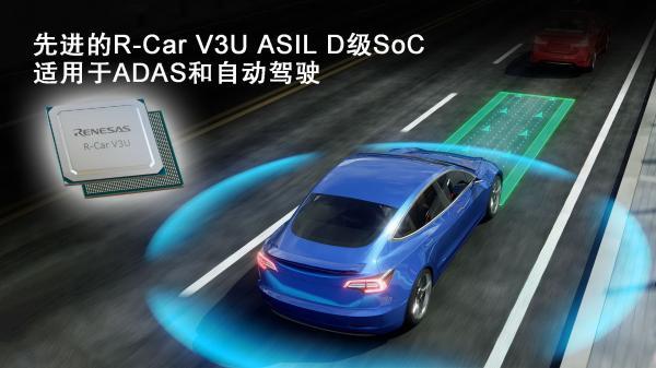 瑞萨电子加速ADAS和自动驾驶技术开发 推出先进的R-Car V3U ASIL D级片上系统