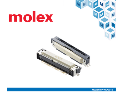 贸泽电子开售用于汽车信息娱乐系统等用途的 Molex Easy-On FFC/FPC One-Touch连接器