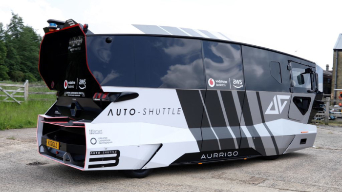 前瞻技术，沃达丰与AWS技术合作,Aurrigo的自动驾驶汽车