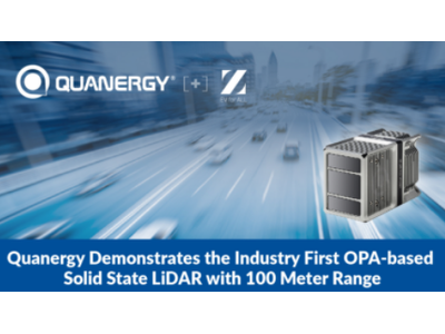 Quanergy演示业界首例基于OPA的固态LiDAR 测距为100米
