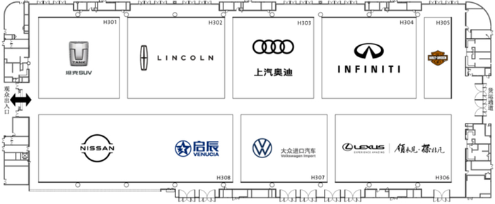 成都车展展位图 成都车展展位图