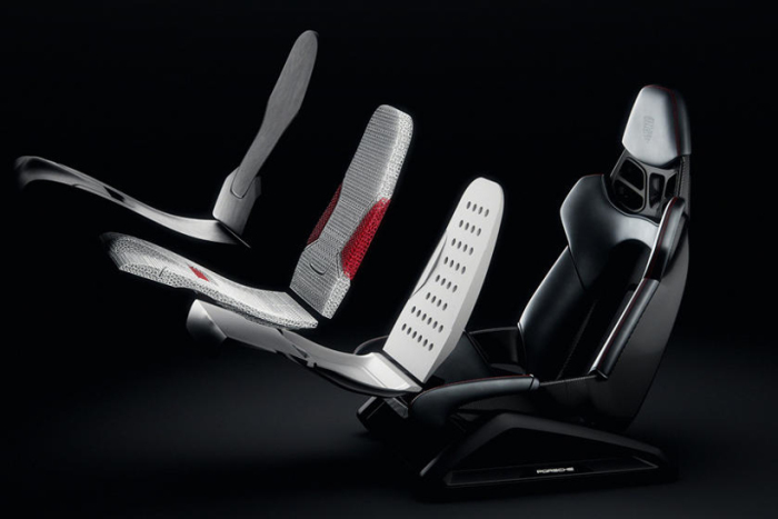 前瞻技术，保时捷,3D打印斗式座椅