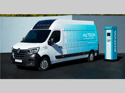 HYVIA推出首款雷诺Master Van H2-TECH氢原型车 续航里程可达500km