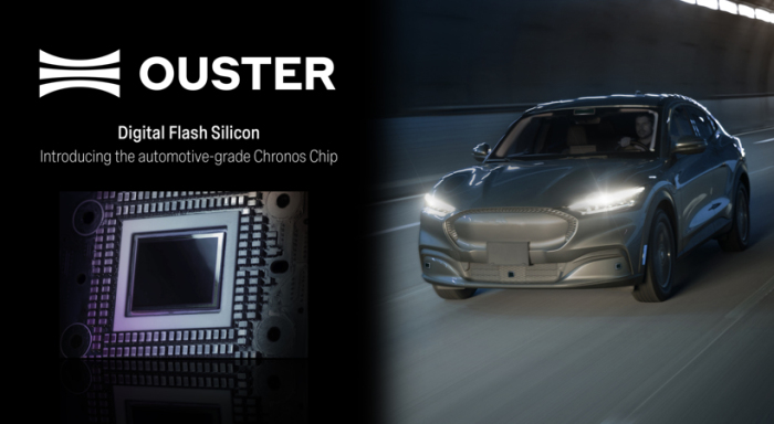 Ouster推出先进汽车数字激光雷达芯片Chronos 赋能DF固态传感器
