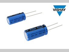 Vishay推出汽车级微型铝电解电容器，提高系统设计灵活性并节省电路板空间