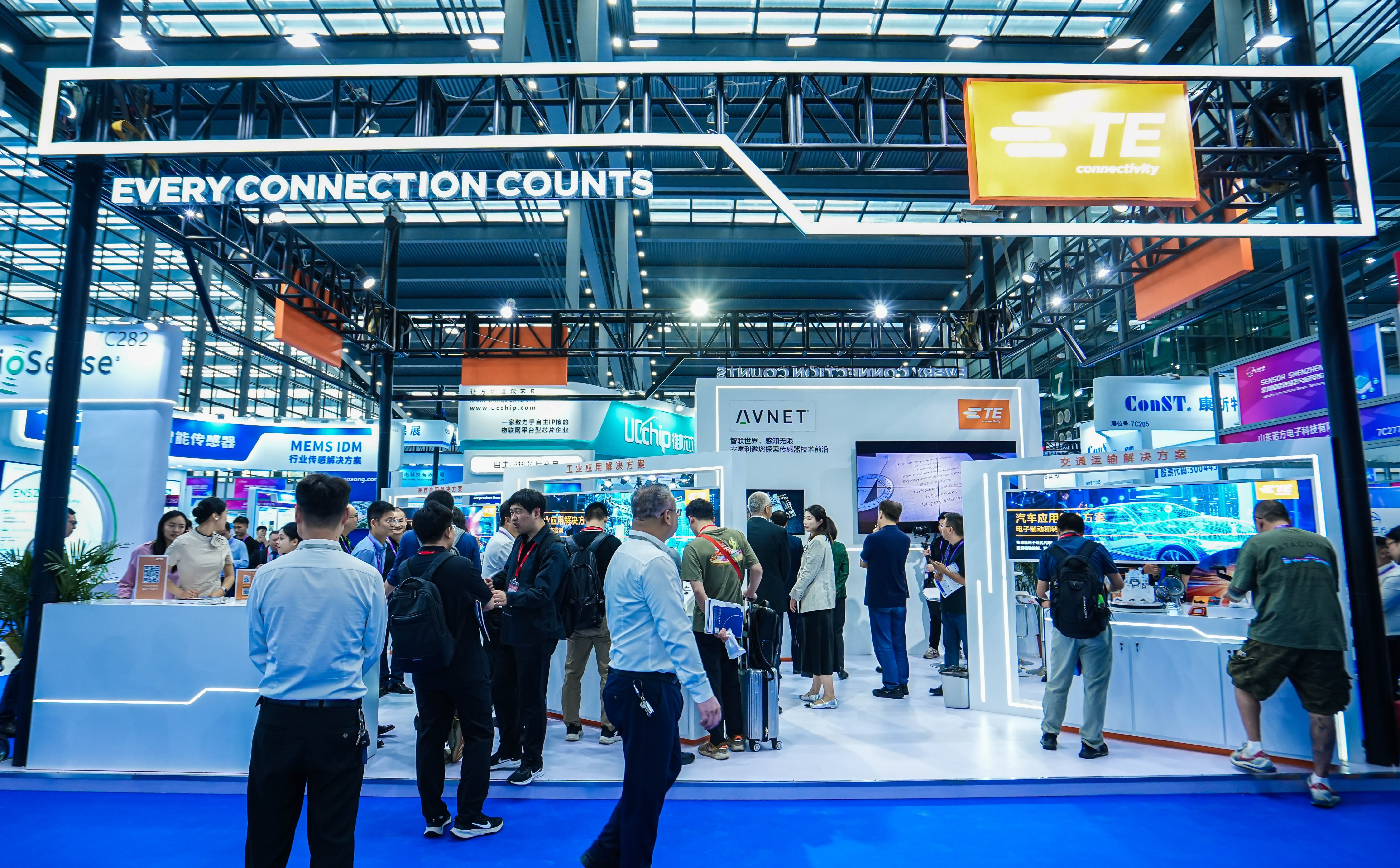 TE Connectivity携多款前沿产品及解决方案亮相Sensor Shenzhen 2024