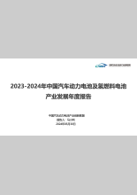 2023-2024年中国汽车动力电池及氢燃料电池产业发展年度报告