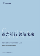 逐光前行 领航未来——中国新能源汽车行业研究报告