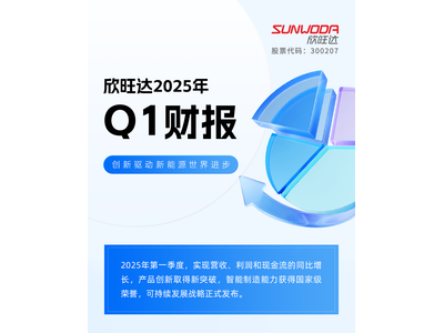 一图读懂欣旺达2025年一季度报告