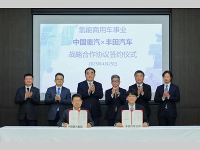 氢能商用车事业，中国重汽与丰田汽车重磅签约！