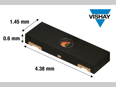 Vishay发布业界首款符合AEC-Q100标准的矩形环境光传感器