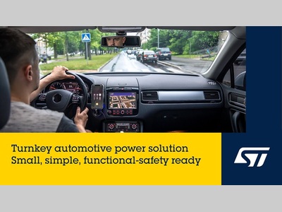 意法半导体推出高性价比车规电源管理IC