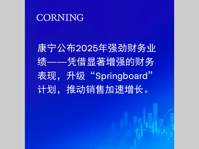 康宁公布2025年强劲财务业绩 (1)