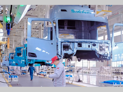 87秒下线1台！东风商用车D600智慧工厂如何做到？