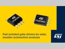 意法半导体推出响应快速的隔离式栅极驱动器，让汽车模块变得更小、更安全