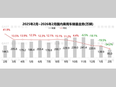 盖斯特研报：2026年2月中国汽车市场销量走势与特征解析