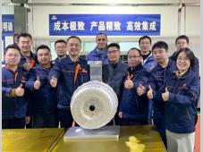 重庆青山首台“驱制一体化”轮毂电机样机下线