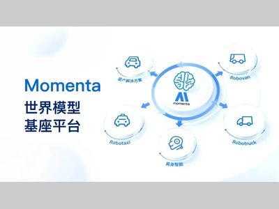 Momenta上半年营收同比增长76% 毛利率达到75%