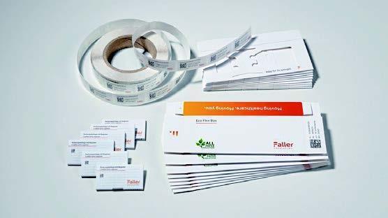 Faller Packaging专注于制药和医疗保健行业的二次包装，并自己生产折叠盒、不干胶标签和包装插页