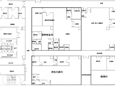 病毒类疫苗洁净厂房中工艺给排水系统设计分析