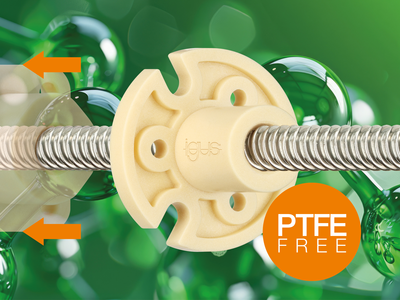 经过PFAS检测：新型dryspin®丝杠螺母可快速更换