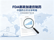 FDA新政加速仿制药，中国药企的全球考卷