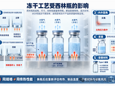 冻干工艺受西林瓶的影响