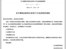 一批医药学协会被撤销