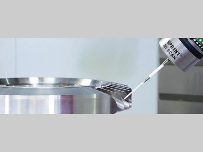 3D扫描大幅提高叶盘铣削过程的精度和效率