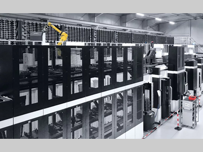 自动化解决方案 4,000刀位的中央刀库和48工位的托盘系统