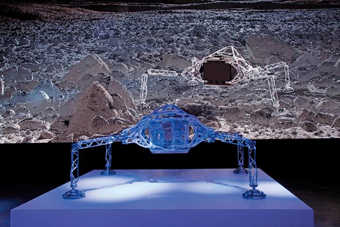 图1 欧特克公司和美国国家航空航天局的喷气推进实验室合作完成了这个星际空间着陆器的概念设计