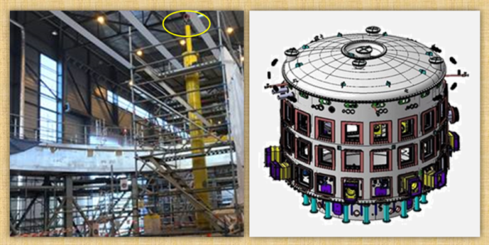 Radian激光跟踪仪安置于29米高支架上以及在建立好的坐标系中进行测量作业