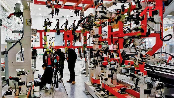 图2 本案例待测汽车总拼工装 拷贝 图2 本案例待测汽车总拼工装 拷贝