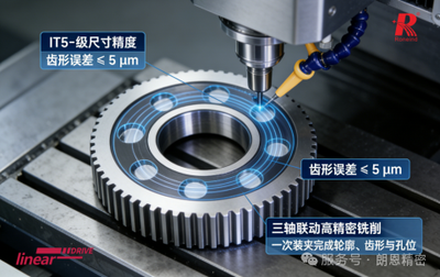 Rv摆线齿轮减速机精密加工方案 | 朗恩精密