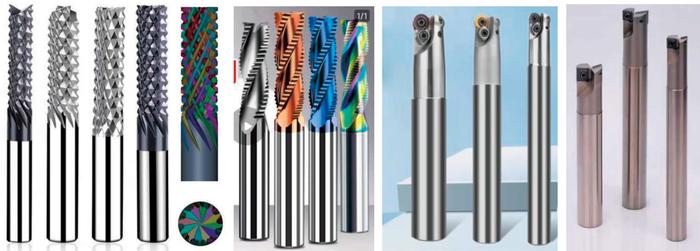 图6  碳纤维复合材料与钛合金加工国产数控刀具系列